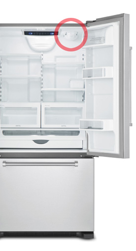 refrigerator viking water filter diagram door freestanding located built wiring filters french freezer corner need right hand bottom